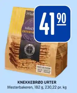 Rema 1000 Knekkebrød Urter tilbud