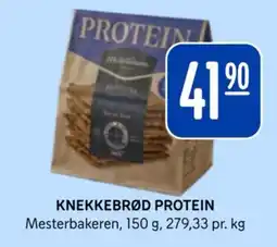 Rema 1000 Mesterbakeren knekkebrød protein tilbud