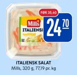 Rema 1000 Mills italiensk salat tilbud