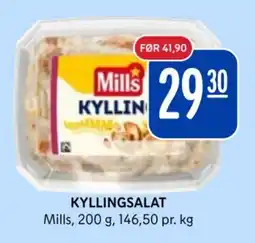 Rema 1000 Mills Kyllingsalat tilbud