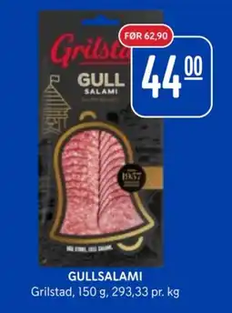 Rema 1000 Grilstad Gull Salami tilbud