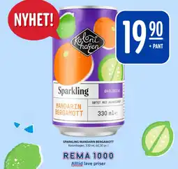 Rema 1000 Koloni hagen Sparkling Mandarin Bergamott tilbud