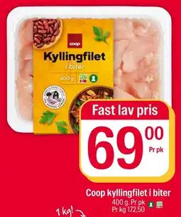 Coop Extra Coop kyllingfilet i biter tilbud
