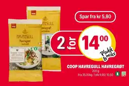 Coop Extra Coop havregull havregrot tilbud