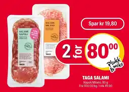 Coop Extra Taga salami tilbud