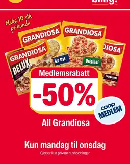 Coop Extra All Grandiosa tilbud