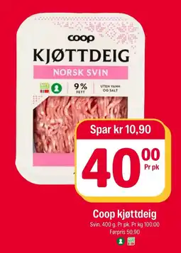 Coop Extra Coop kjøttdeig tilbud