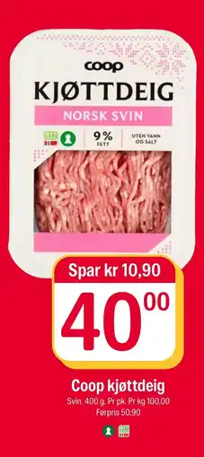 Coop Extra Coop kjøttdeig tilbud
