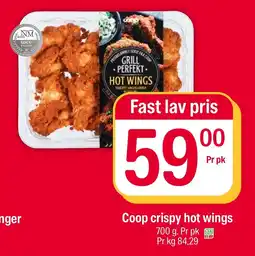 Coop Extra Coop crispy hot wings tilbud