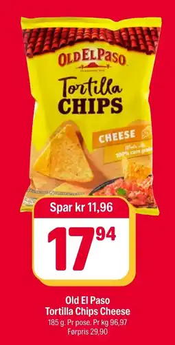 Coop Extra Old El Paso Tortilla Chips Cheese tilbud