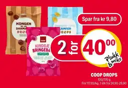 Coop Extra Coop drops tilbud