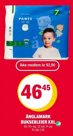 Coop Extra Änglamark buksebleier xxl tilbud