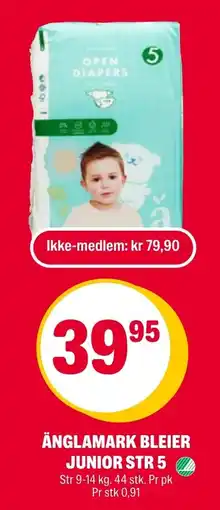 Coop Extra Änglamark Bleier Junior Str 5 tilbud