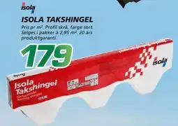 Coop Byggmix Isola Takshingel tilbud