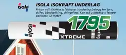 Coop Byggmix Isola Isokraft Underlag tilbud