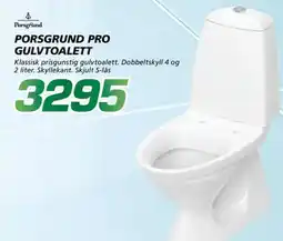 Coop Byggmix Porsgrund Pro gulvtoalett tilbud
