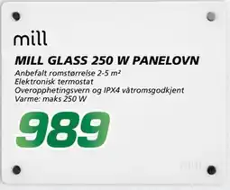 Coop Byggmix mill mill glass 250 w paneLovn tilbud
