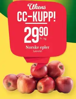 CC Mat CC-Kupp! Norske epler tilbud