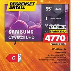 POWER 55 4K Smart TV tilbud