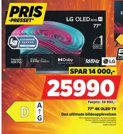 POWER LG OLED evo AI 77 tilbud