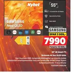 POWER 55 4K Smart-TV tilbud