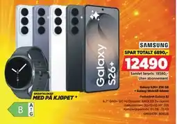 POWER SAMSUNG Galaxy S26+ 256 GB + Galaxy Watch8 44mm tilbud