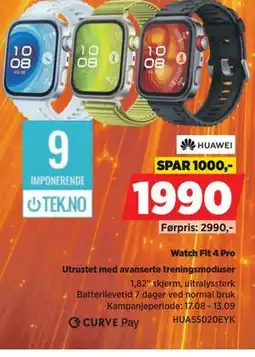 POWER Watch Fit 4 Pro tilbud