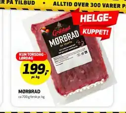 Bunnpris MØRBRAD tilbud