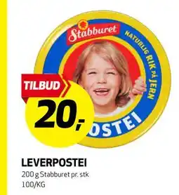 Bunnpris LEVERPOSTEI tilbud