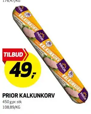 Bunnpris PRIOR KALKUNKORV tilbud
