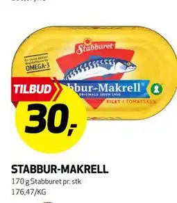 Bunnpris STABBUR-MAKRELL tilbud
