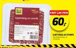 Bunnpris KJØTTDEIG AV STORFE tilbud