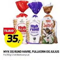 Bunnpris MYK OG RUND HAVRE, FULLKORN OG JULIUS tilbud