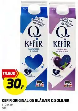 Bunnpris KEFIR ORIGINAL OG BLÅBÆR & SOLBÆR tilbud