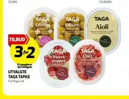 Bunnpris UTVALGTE TAGA TAPAS tilbud