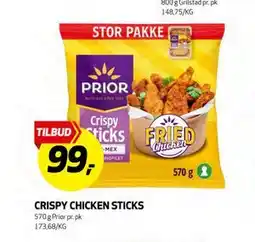 Bunnpris CRISPY CHICKEN STICKS tilbud