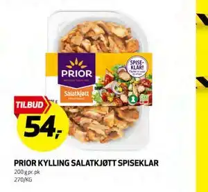 Bunnpris PRIOR KYLLING SALATKJØTT SPISEKLAR tilbud