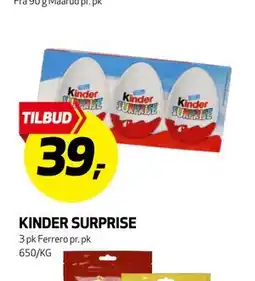 Bunnpris KINDER SURPRISE tilbud