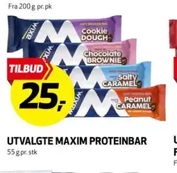 Bunnpris UTVALGTE MAXIM PROTEINBAR tilbud