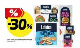 Bunnpris UTVALGTE LOFOTEN FISKEPRODUKTER tilbud