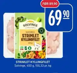 Rema 1000 STRIMLET KYLLINGFILET tilbud