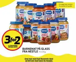 Bunnpris BARNEMAT PÅ GLASS FRA NESTLE tilbud