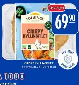 Rema 1000 CRISPY KYLLINGFILET tilbud