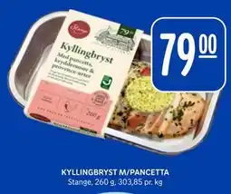 Rema 1000 KYLLINGBRYST M/PANCETTA tilbud