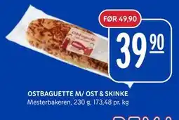 Rema 1000 OSTBAGUETTE M/ OST & SKINKE tilbud