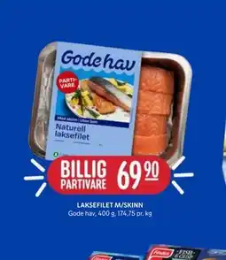 Rema 1000 LAKSEFILET M/SKINN tilbud