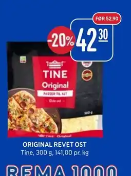 Rema 1000 ORIGINAL REVET OST tilbud