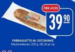 Rema 1000 FRØBAGUETTE M/ OST/SKINKE tilbud