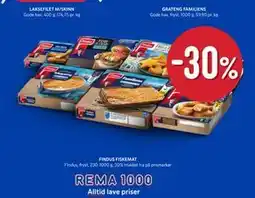 Rema 1000 FINDUS FISKEMAT tilbud