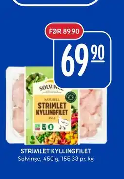 Rema 1000 STRIMLET KYLLINGFILET tilbud